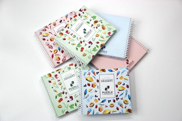dessert notebooks