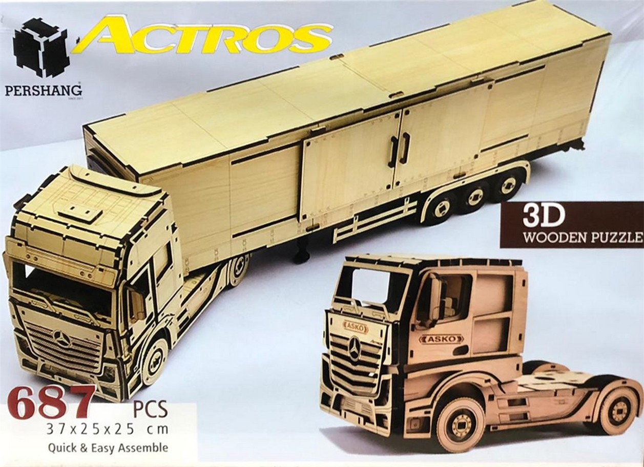 تریلی 687تکه(actros)