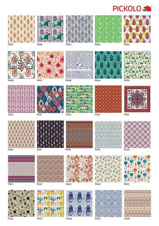 کادوپیچ50*70 پارچه ای پیکولو