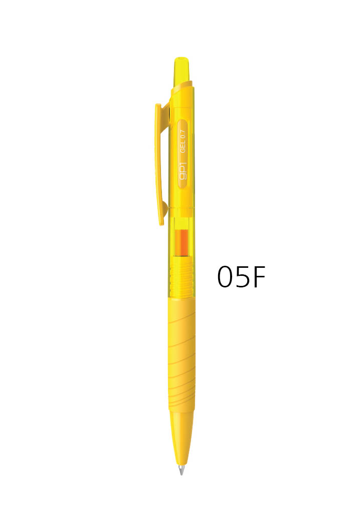 خودکار ژله ای 12تایی زرد YELLOW