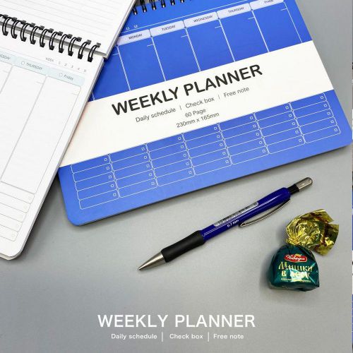 دفتر برنامه ریزی weekly planner(همیشه)آبی