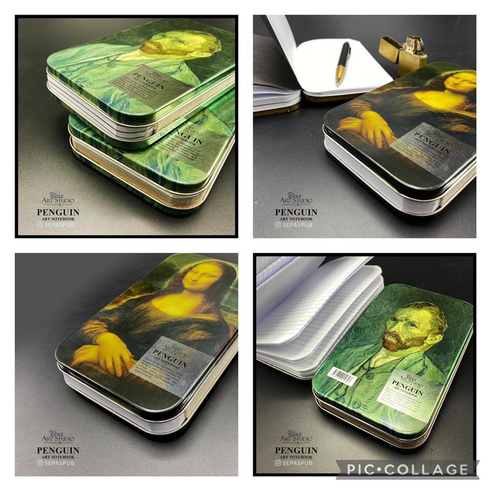 دفتر جلد فلزی پالتویی نقطه ای