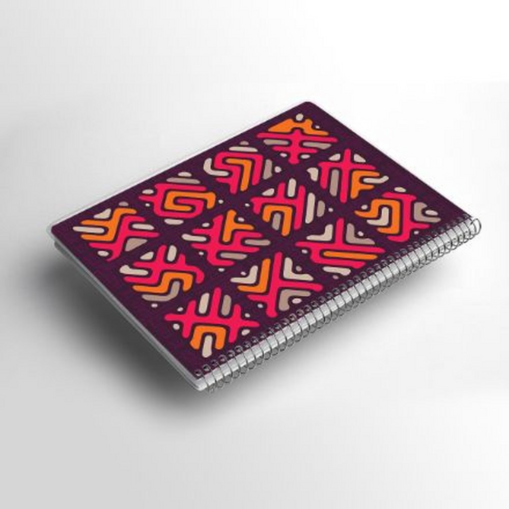 دفتر جلد سخت فنری تک لوپ 200 برگ