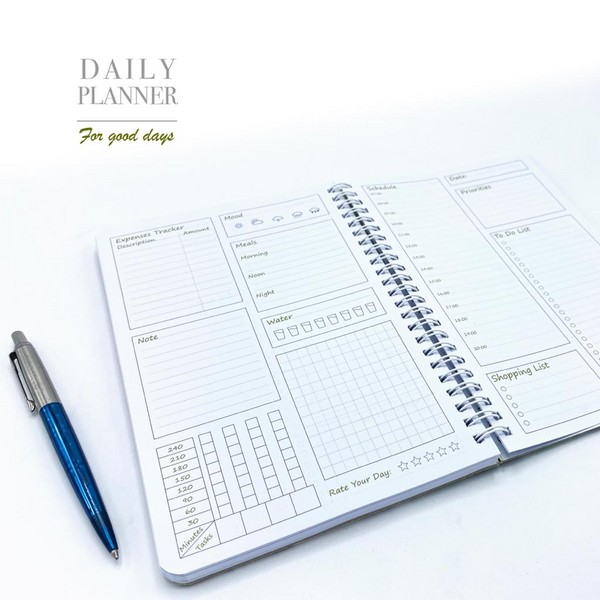 دفتر برنامه ریزی مدل Daily planner