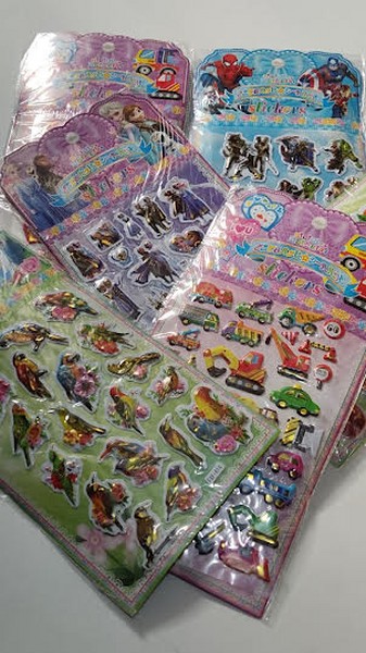 استیکر برجسته کد FXF بسته 20 عددی