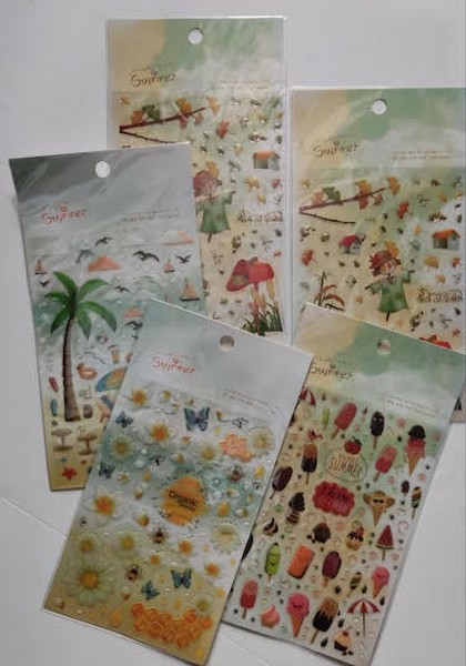 استیکر فانتزی سایز A5 کد A3 بسته 20 عددی