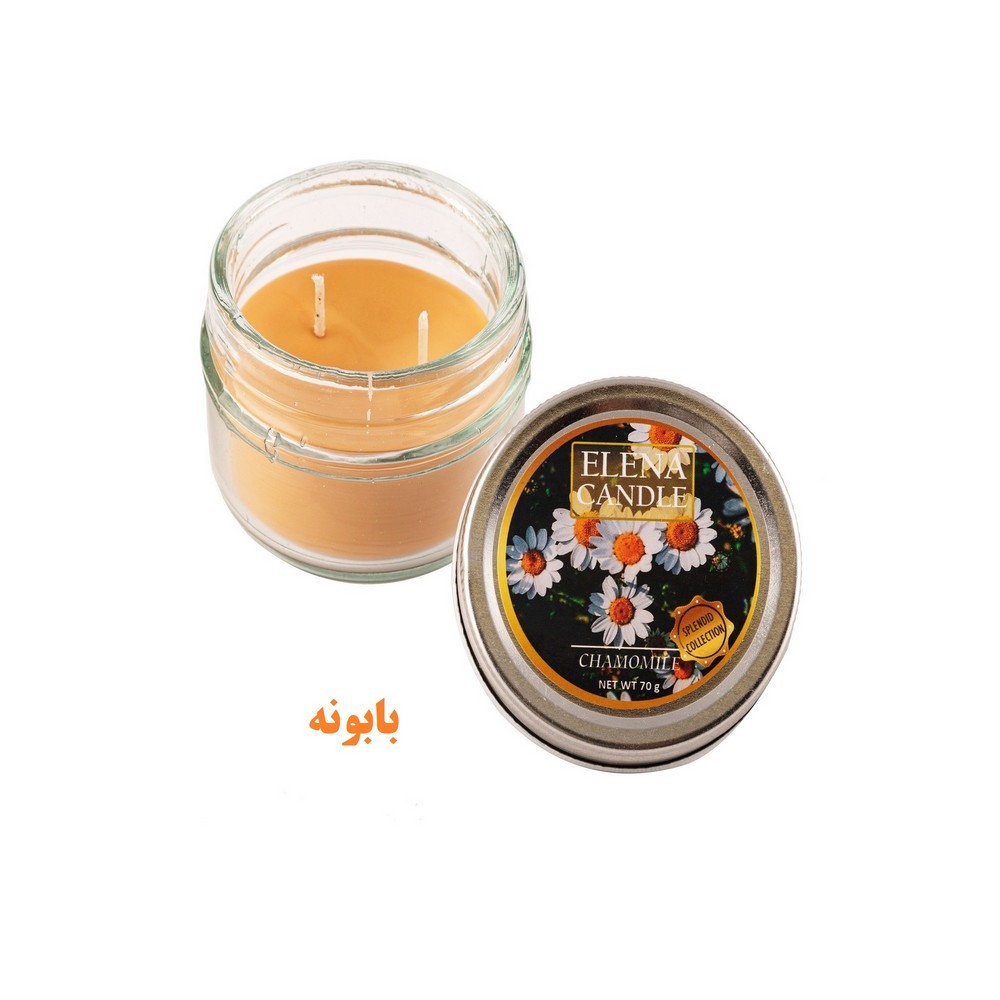 شمع عطری گوهرافشان رایحه شکوفه بابونه 70