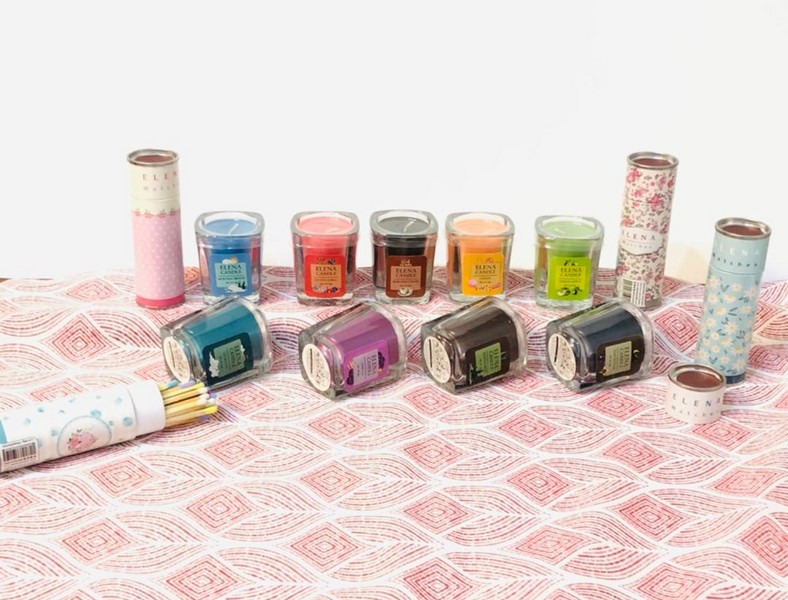 شمع عطری رایحه سیب سبز50