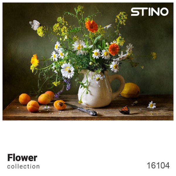 پازل شیشه ای1000تکه طرح گل کد104
