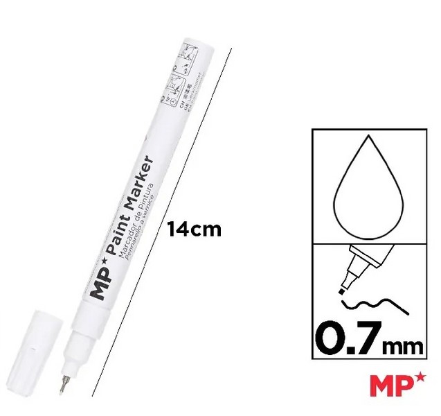ماژیک‌تینری نقاشی0.7MMسفید
