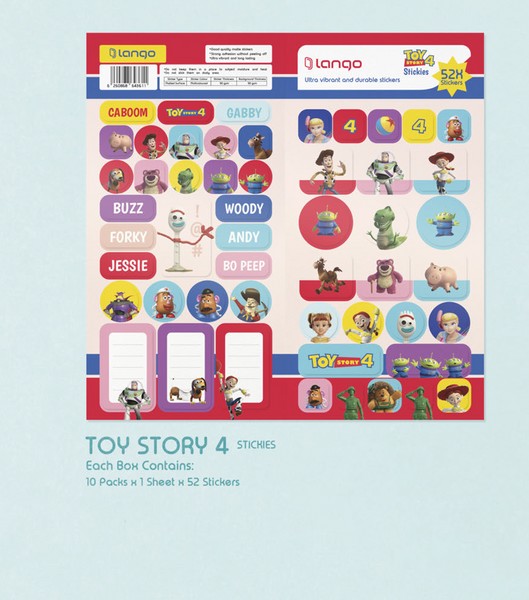 10-استیکر 52 تکه Toy Story 4
