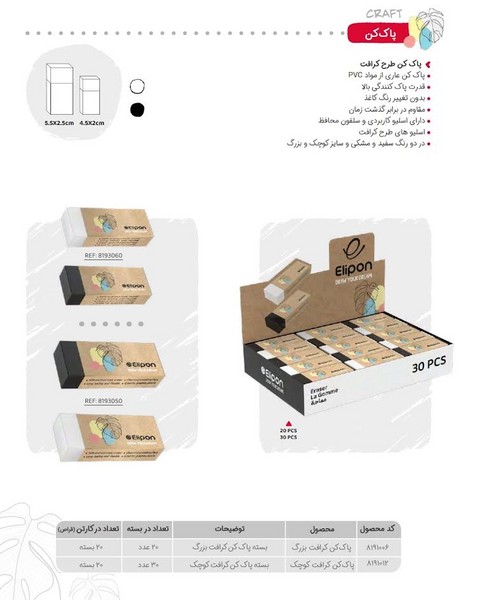 پاک کن 20 عددی کرافت بزرگ