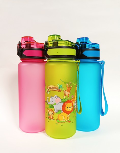 قمقمه مات 650ML ساده رنگی 