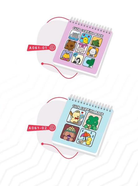 دفتر رنگ‌آمیزی 30برگ خشتی کودک 01/02-A061