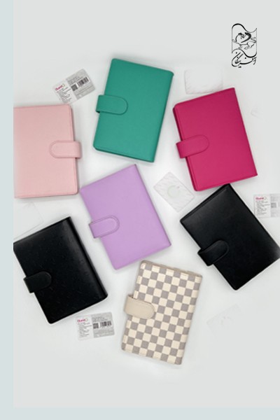 پلنرکلاسوری6حلقه‌فلزی70‌برگ‌A6چرم ‌فیوژن