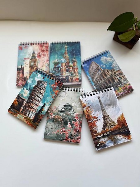 دفترچه‌یادداشت10*15سیمی فانتزیcity