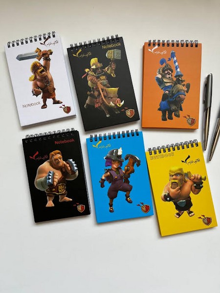 دفترچه‌یادداشت10*15سیمی فانتزیclash