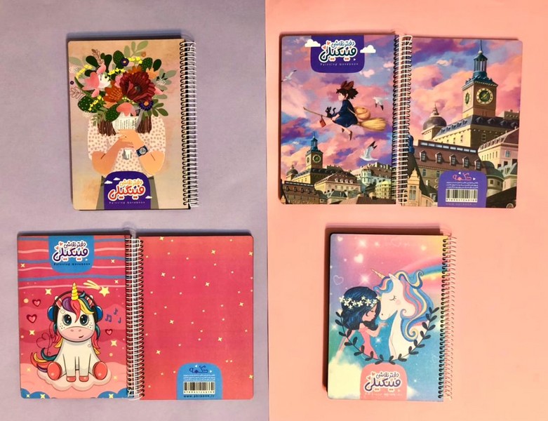 دفتر نقاشی فینگیلی جلدچوبی BB14 