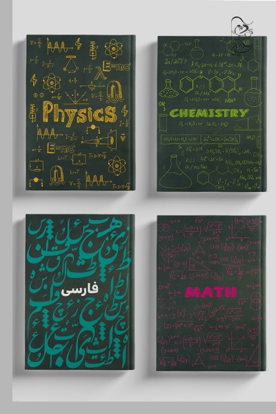 یادداشت100برگ رقعی جلد‌سخت‌ سری فرمول