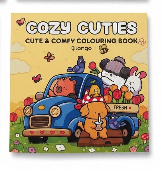 80-دفتر رنگ‌آمیزی Cozy سری CB-601 Cuties