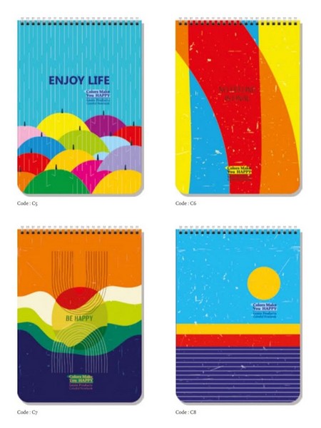 دفتر بولت ژورنال رنگیa5