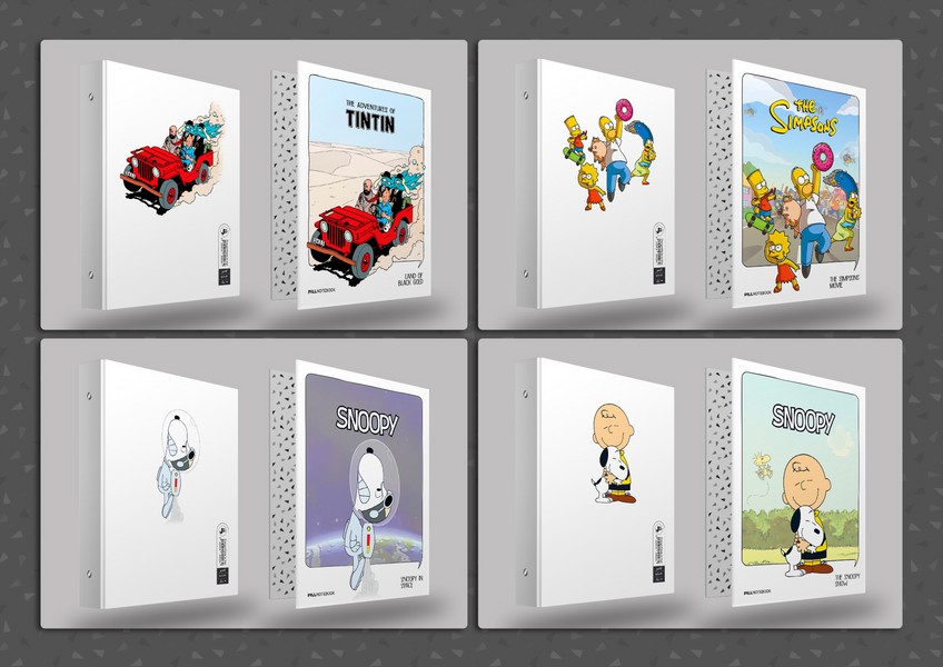 16-کلاسور 26 حلقه 100برگ کمیک