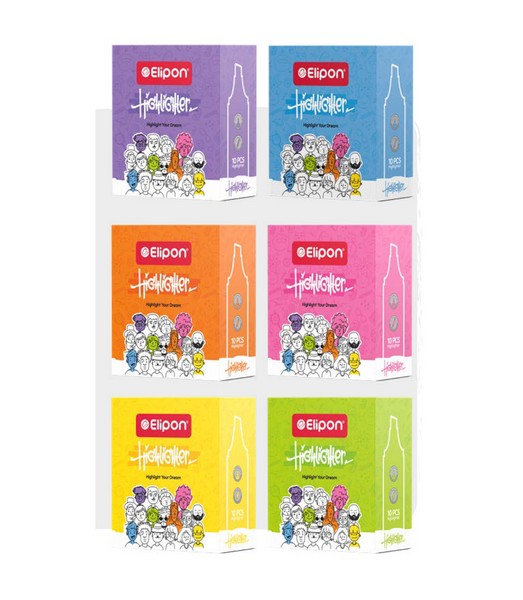 بسته 10عددی هایلایتر صورتی2101