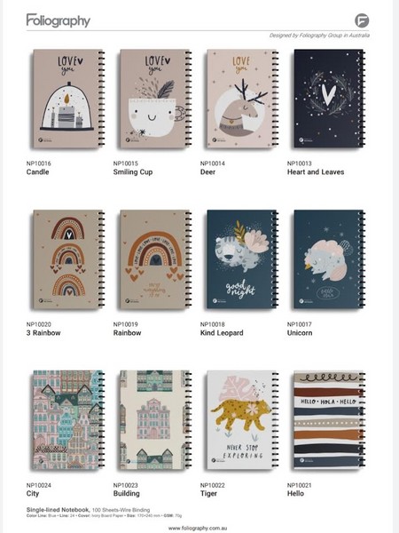 80-دفتر 100برگ جلد مقوایی سیمی فانتزی