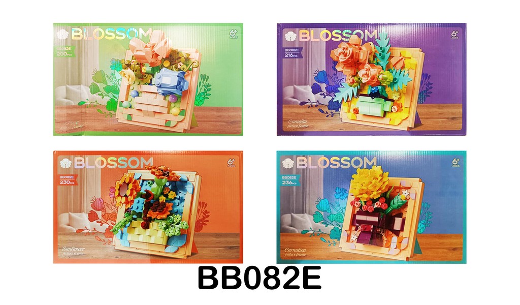 لگو قاب‌گل 4طرح کد  (Blossom) BB082E