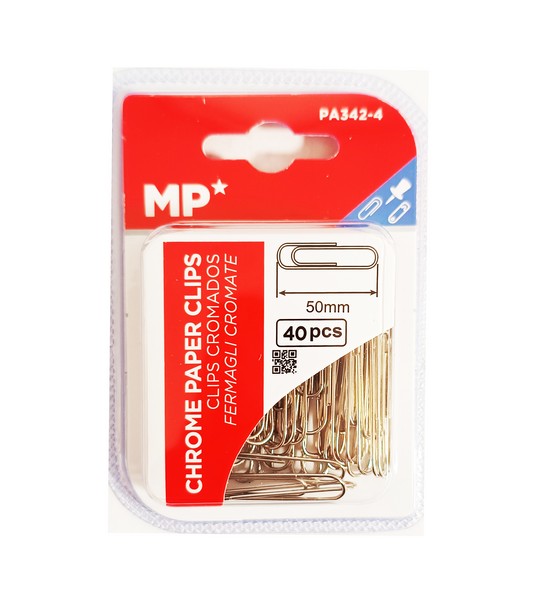 12-بلیستر 40عددی کلیپس‌کاغذفلزی PA342-4 50mm