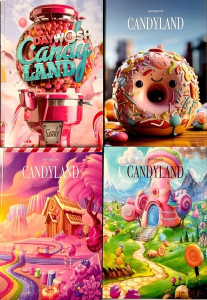 دفتر یادداشت کندی CandyLand