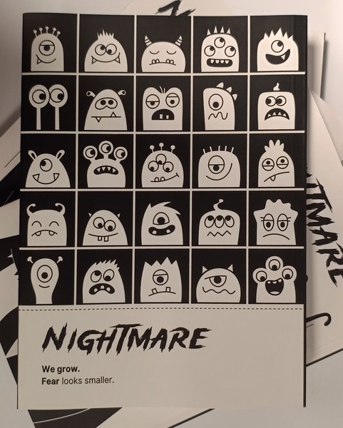 دفتر یادداشت جلدنرم سری Nightmare