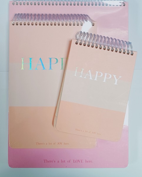 48-دفتر یادداشت سیم از بالا Happy Pro Note  A6