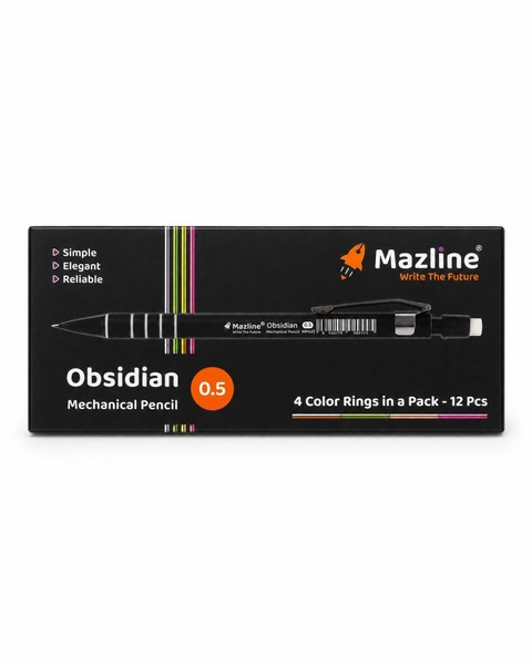 بسته 12عددی اتود 0.5 مدل Obsidian کربن MP0112