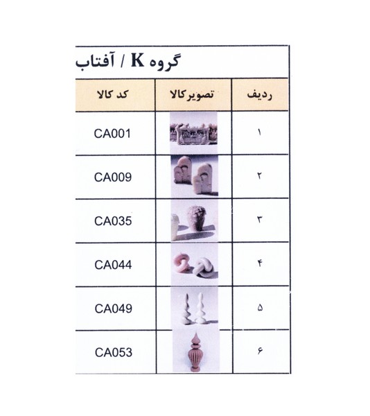 بسته 6عددی شمع‌دستساز گروهK /آفتاب