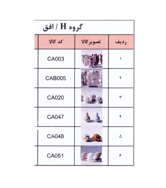 بسته 6عددی شمع‌دست‌ساز گروهH/افق