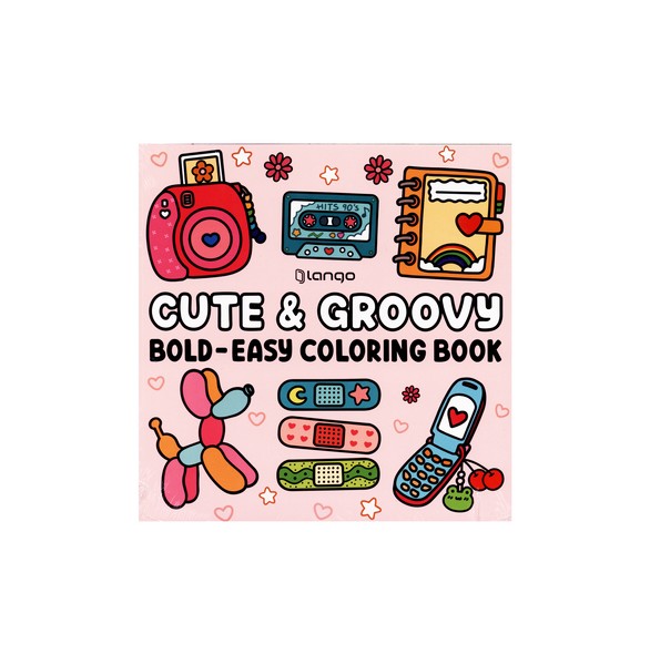 80-دفتر رنگ‌آمیزی Comfy سری CuteAndGroovy