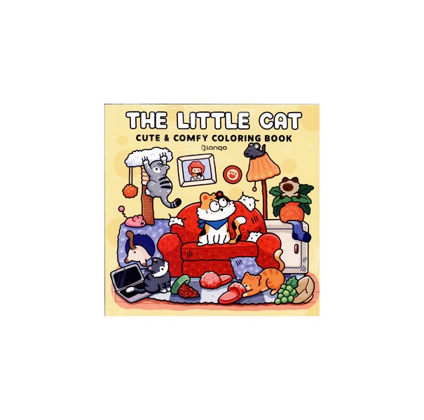 80-دفتر رنگ‌آمیزی Cozy سری  The Little Cat