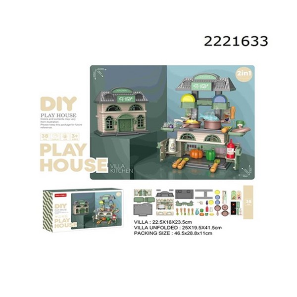 استندآشپزخانه 38تکه PlayHouse: VILLA KITCHEN کد NO.15R05