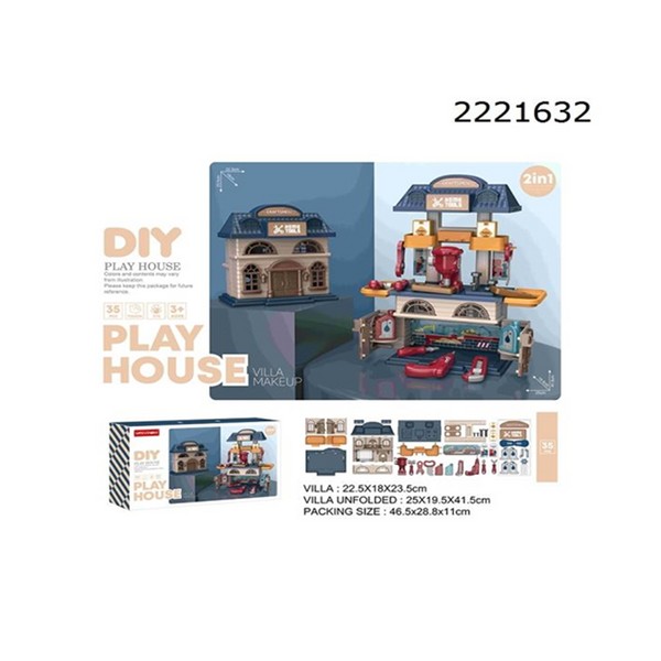 استند ابزار 35تکه PlayHouse: VILLA MAKEUP کد NO.15R04
