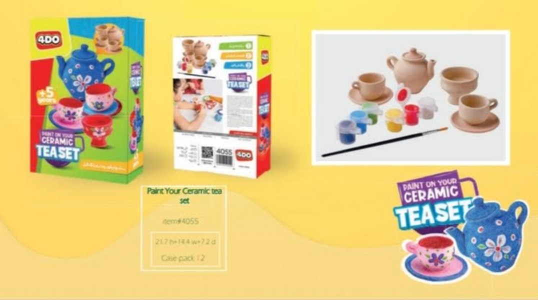 12-کیت رنگ آمیزی ست چایخوری