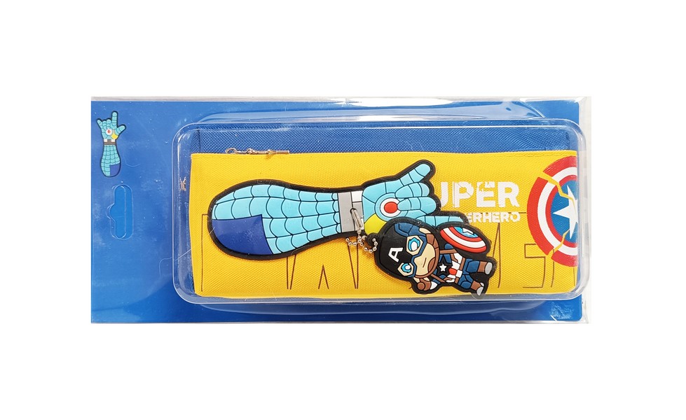 جامدادی 2زیپ SuperHero کد 5837