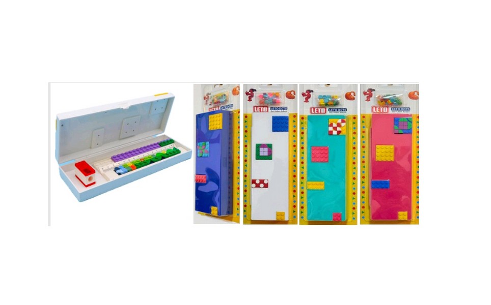 24-بلیستر جامدادی Leto Dots مدل لگو