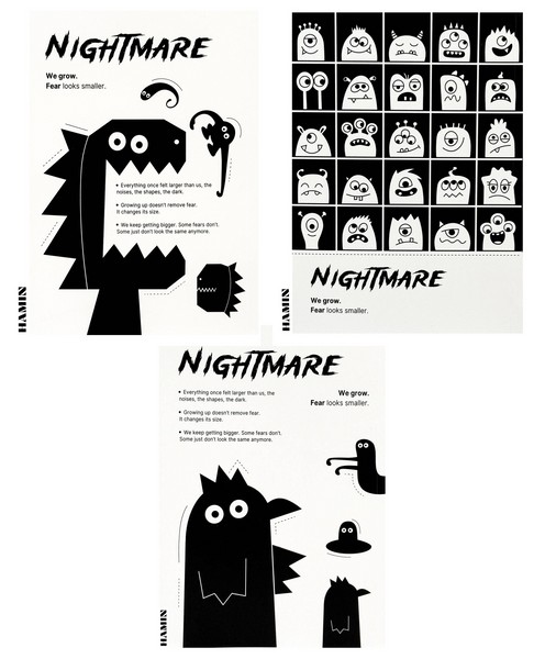 دفتر یادداشت جلدنرم سری Nightmare