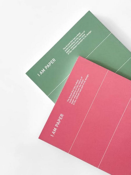 دفتر یادداشت گلاسه سری i am paper