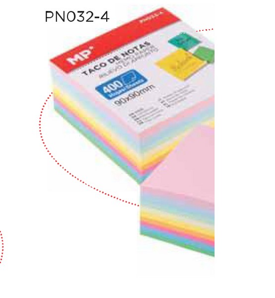 کاغذ یادداشت 400برگ 9*9رنگی