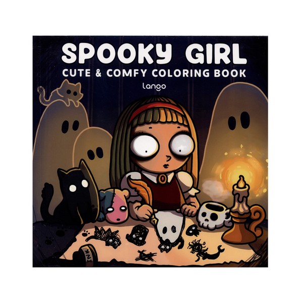 دفتر رنگ‌آمیزی Cozy سری  Spooky Girl