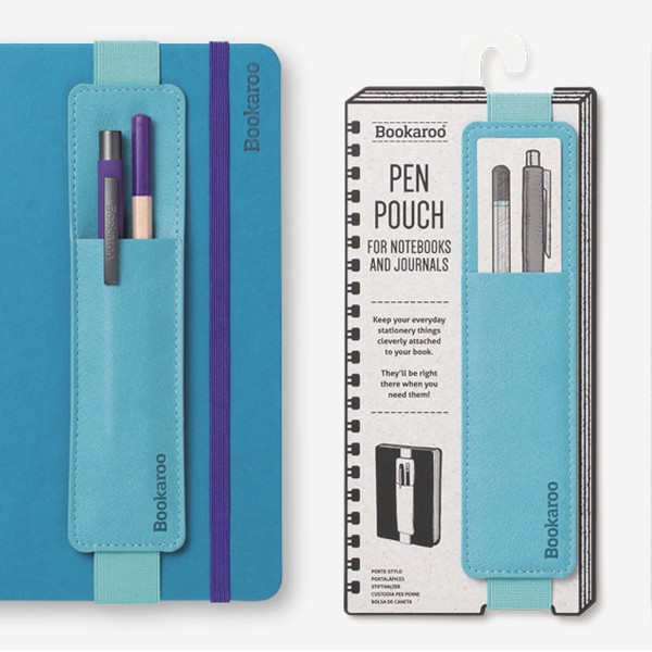 کیف قلم/Pen Pouch چرمی Turquise سبزآبی 40705