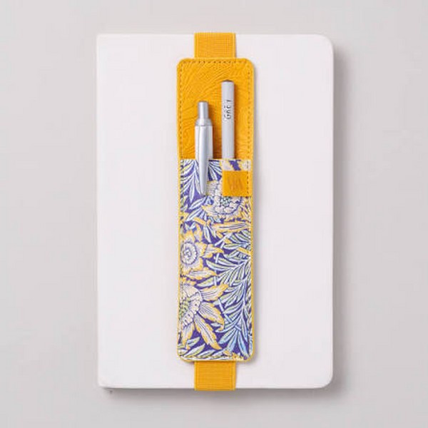 کیف قلم/Pen Pouch چرمی Morris زرد 49101