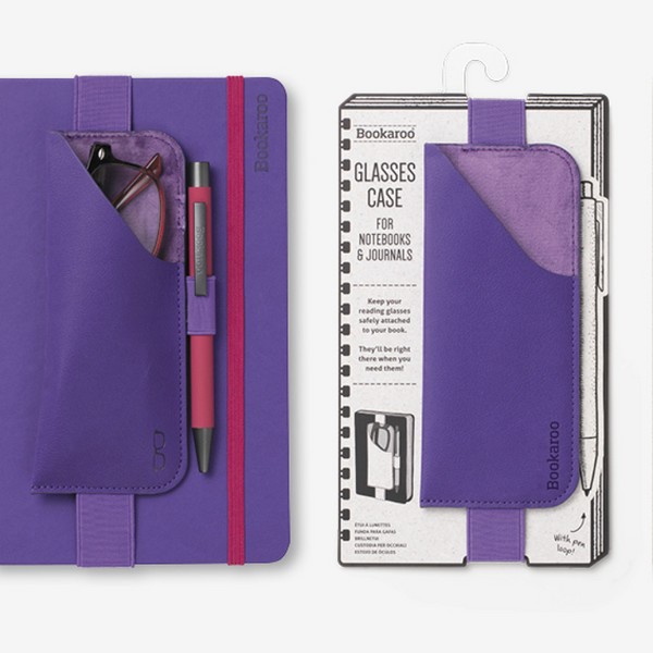 کاور عینک/ For Notbook چرمی Purple بنفش 41203
